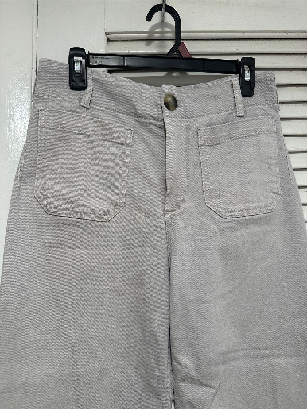 Anthropologie The Denim Colette Cropped Wide-Leg Jeans Size 28P - Picture 3 of 10